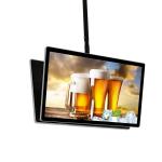 Super Thin Digital Signage Lcd Display Marketing Hanging Double Side Ad Screen 49 for sale