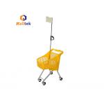China Kids Trolley For Supermarket Shopping With Advertising Flagpole for sale