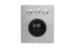 China IP65 50 Mm Mechanical Resin Military Trackball With USB Interface supplier