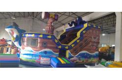 China Commercial Grade Inflatable Dry Slide for Pirate Ship Theme supplier