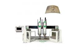 China 15kw 1500x3000mm Table CNC Stone Carving Machine Double Heads Arc Slab supplier