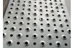 China 3.0mm Galvanized Perforated Metal Mesh 65% Open Rate Dimpled Sheet Gratings supplier