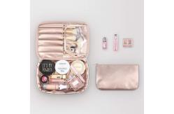China Waterproof Two Way Zipper Closure Polyester Cosmetic Bag supplier