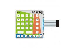 China Polyester PET Flat Membrane Switch And Panel Buttons Glossy Surface supplier