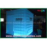 Inflatable Party Tent Portable Inflatable Led Cube Photo Booth Props Fire-Resisitant for sale