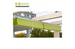 China Manually Retractable Sun Shade Sail Slide  Wire Canopy Pergola Kit 85% Uv Protecting supplier