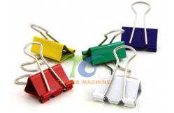 China Mechanical Metal Paper 0.8mm Binder Clip Making Machine supplier