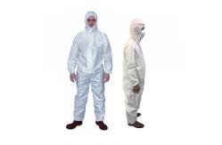 China Wholesale EN 14126 Coverall medical protective clothing in Stock with Factory Price supplier