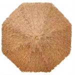 9 Feet Hawaii Style Umbrella Thatched Tiki Roof Plastic Straw Umbrella Parasol With Tassel for sale
