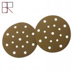 Green Round 5'' Adhesive Backed Sandpaper Sheets For Grinding for sale