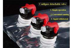 China BIB Valve Inner Box Liquid Packaging Bags Explosion Proof Compressed Aseptic supplier