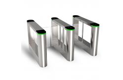China Access Control Security Swing Barrier Gate With Face Recognition Temperature Detection supplier