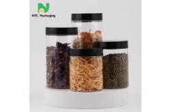 China 300ml Plastic Food Jars With Gold Lids Plastic Storage Container supplier