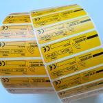 Custom Text Image Adhesive Printing Label Stickers Waterproof Vinyl Sticker Roll