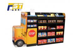 China Cool Design Cardboard Pallet Display Environmental Friendly For Snacks Promotion supplier