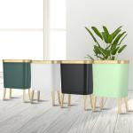 13 Gallon High Quality Durable Plastic Garbage Waste Bin Tall Kitchen Plastic Trash Can with Leg for sale