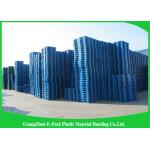 Single Faced Plastic Euro Pallets 100% Virgin HDPE Ventilated For Warehouse