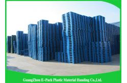 China Single Faced Plastic Euro Pallets 100% Virgin HDPE Ventilated For Warehouse supplier