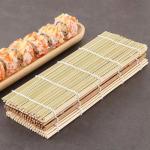 Reusable Sushi Maker Biodegradable and Easy to Bamboo Rolling Mat with 5.5mm Diameter