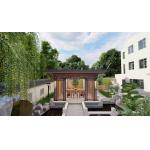 New Chinese Style Aluminum Alloy Garden Pavilion Arbor Kiosk Modern Take On Traditional Aesthetics for sale