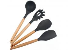 China Household Silicone Spatula Spoon Set supplier