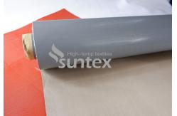 China Crowfoot Pattern PTFE Coated Fiberglass Fabric For High Temperature Insulation supplier