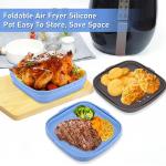 Lightweight Silicone Tray For Air Fryer Waterproof Anti Slip for sale