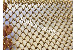 China Fireproof Metal Mesh Shower Curtains Used For Interior Design supplier