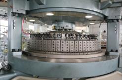 China Sandwich / Health Fabric Knitting Machine Well Matched Installation Process supplier