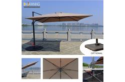 China Awning Polyester Fabric Outdoor Patio Umbrella Waterproof Sun Shade For Patio supplier