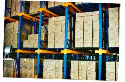 China Double Entry Drive In Pallet Rack For High Density Pallet Storage supplier