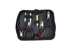 China 8pcs Jewelry Making Tool Kits Handmade Pliers Set With Scissor Tweezers supplier