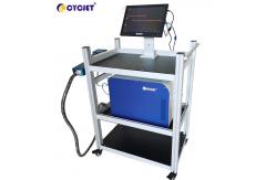 China 100W Touch Screen Laser Coding And Marking Machine Electronic CYCJET Fiber Laser Engraver supplier