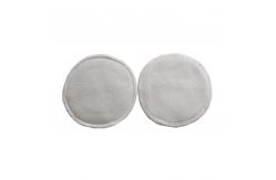China Heart Felt Bamboo Reusable Makeup Remover Pads With Absorb 2 Layer Microfiber supplier