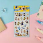 Patrol Cute 3D Cartoon Stickers PVC Foam Leather Puffy Sticker Sheet for sale