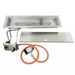 Stainless Steel Fire Pit Burner Natural Gas Outdoor Indoor for sale