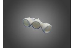 China High Density Zirconium Oxide Ceramic Part White Zirconia Ceramic Funnel supplier