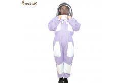 China Purple 3 Layer Beekeeper Suit Ventilated Beekeeping Suit Beekeeper Uniform supplier