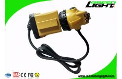 China 25000lux High Power Rechargeable Led Headlight 10.4Ah With Low Power Warning supplier