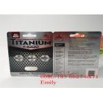 Customized Logo Blister Card Packaging PET Material For Male Enhancement Pills for sale
