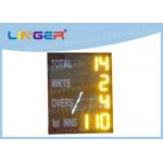 College Small Digital Scoreboard , Portable Digital Scoreboard Amber Color for sale