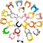 24pcs Kid Cartoon Inflatable Animal Headbands Foil Balloons OEM for sale
