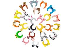 China 24pcs Kid Cartoon Inflatable Animal Headbands Foil Balloons OEM supplier
