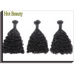 Unprocessed Funmi Human Raw Virgin Hair Extensions No Tangle No Shed Curly Hair