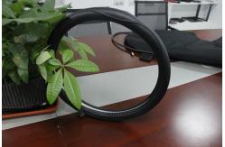China Cover Leather Heating Steering Wheel USB Charging For Car Usage supplier