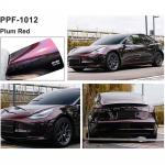 Plum Red Self Adhesive Color Paint Protection Film 1.52X16m Coloured PPF Film for sale