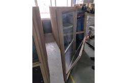 China Tudor Home UPVC PVC Aluminium Windows Single Hung With Mesh supplier