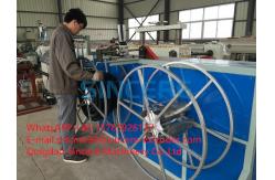 China PE PP PA PVC EVA Corrugated Pipe Extruder High Versatility supplier