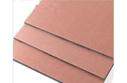 China 3mm Mould Proof Brushed 1220*2440mm Alu Composite Panel supplier