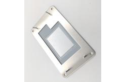China Transparent Window Overlay and Metal Plate Assembly in Red for Screen Printing supplier